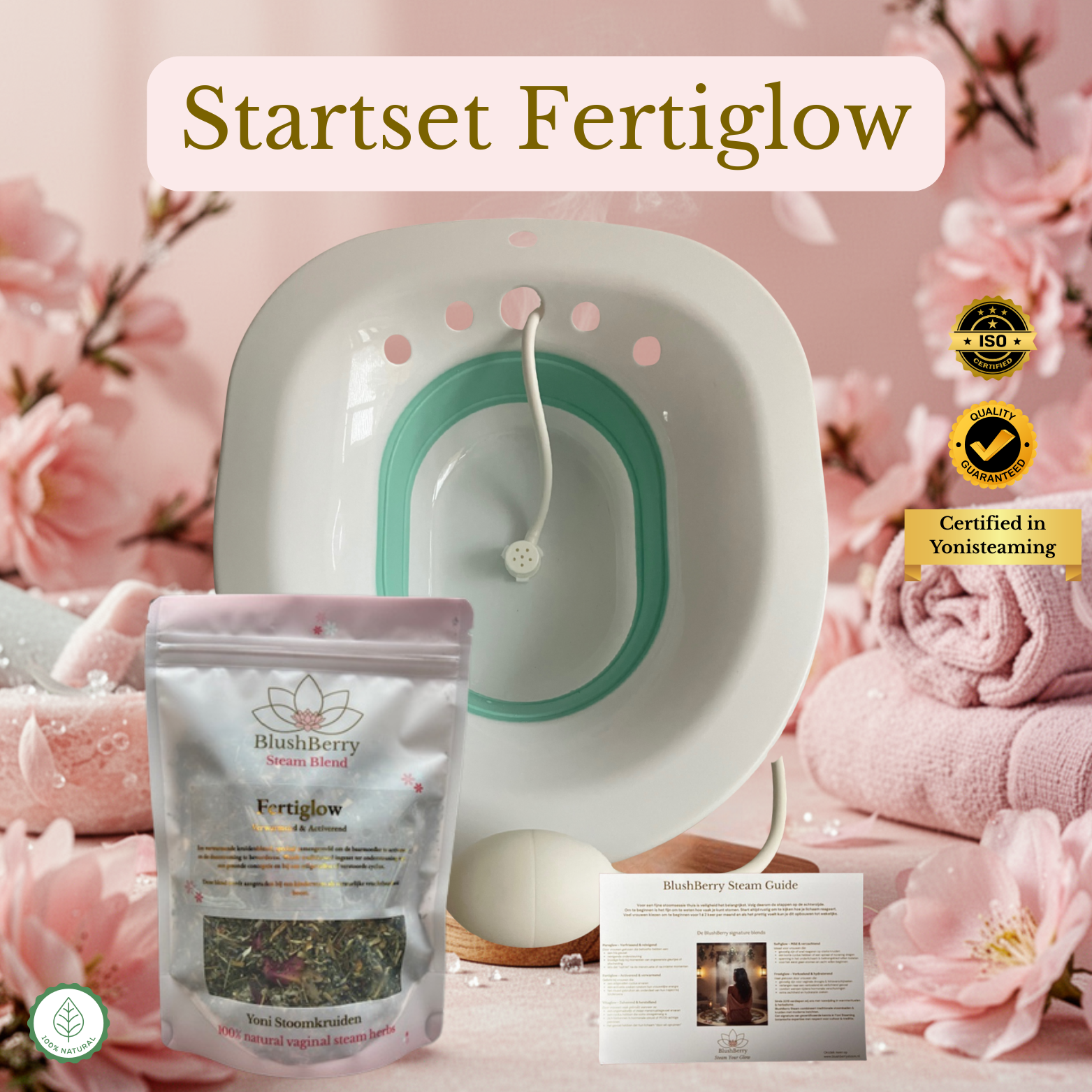 Yoni stoombad Ferti-set (kinderwens/vruchtbaarheidsboost)