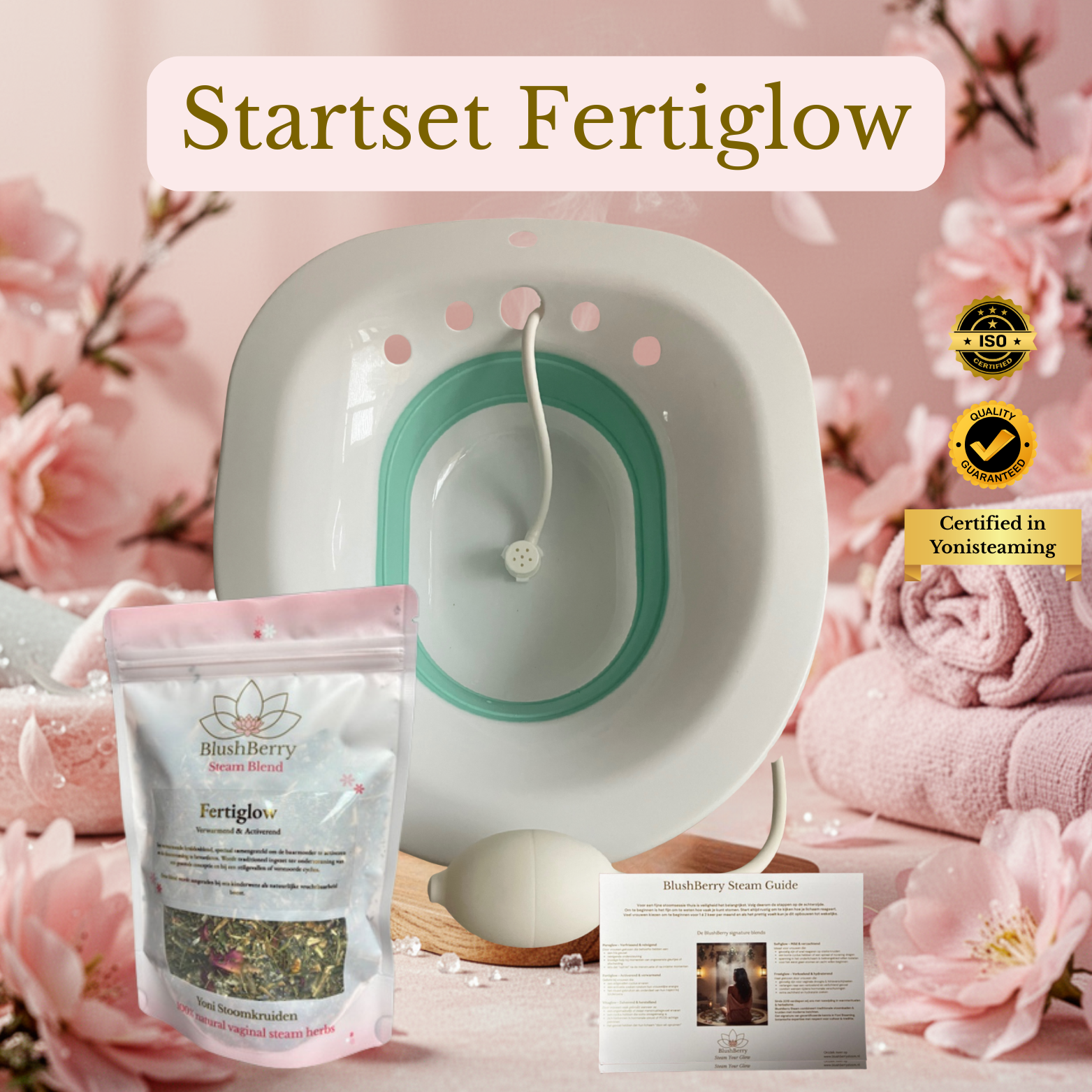 Yoni Stoombad Starter Set – Stoomzitje & kruiden voor thuis