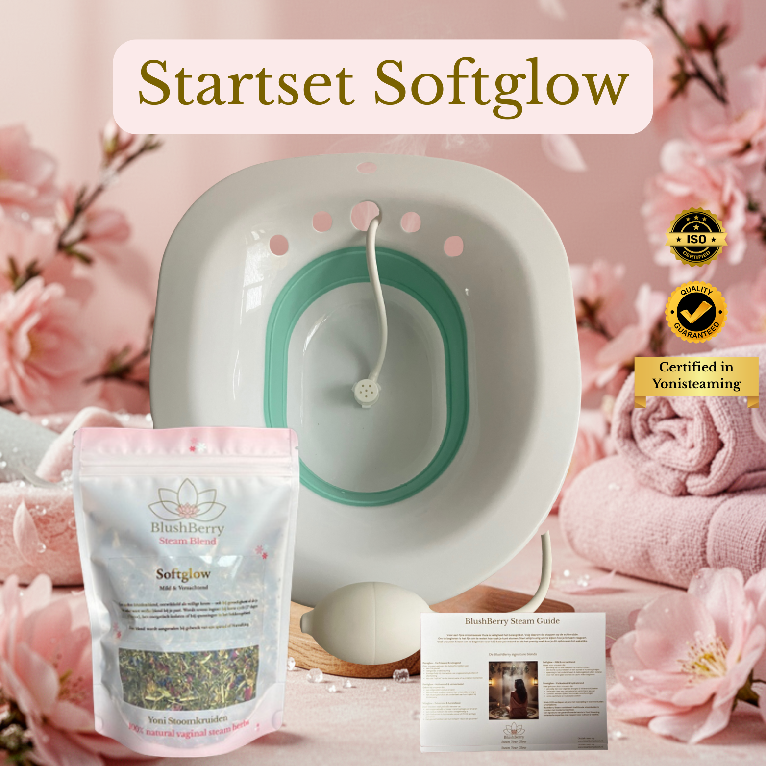 Yoni Stoombad Starter Set – Stoomzitje & kruiden voor thuis