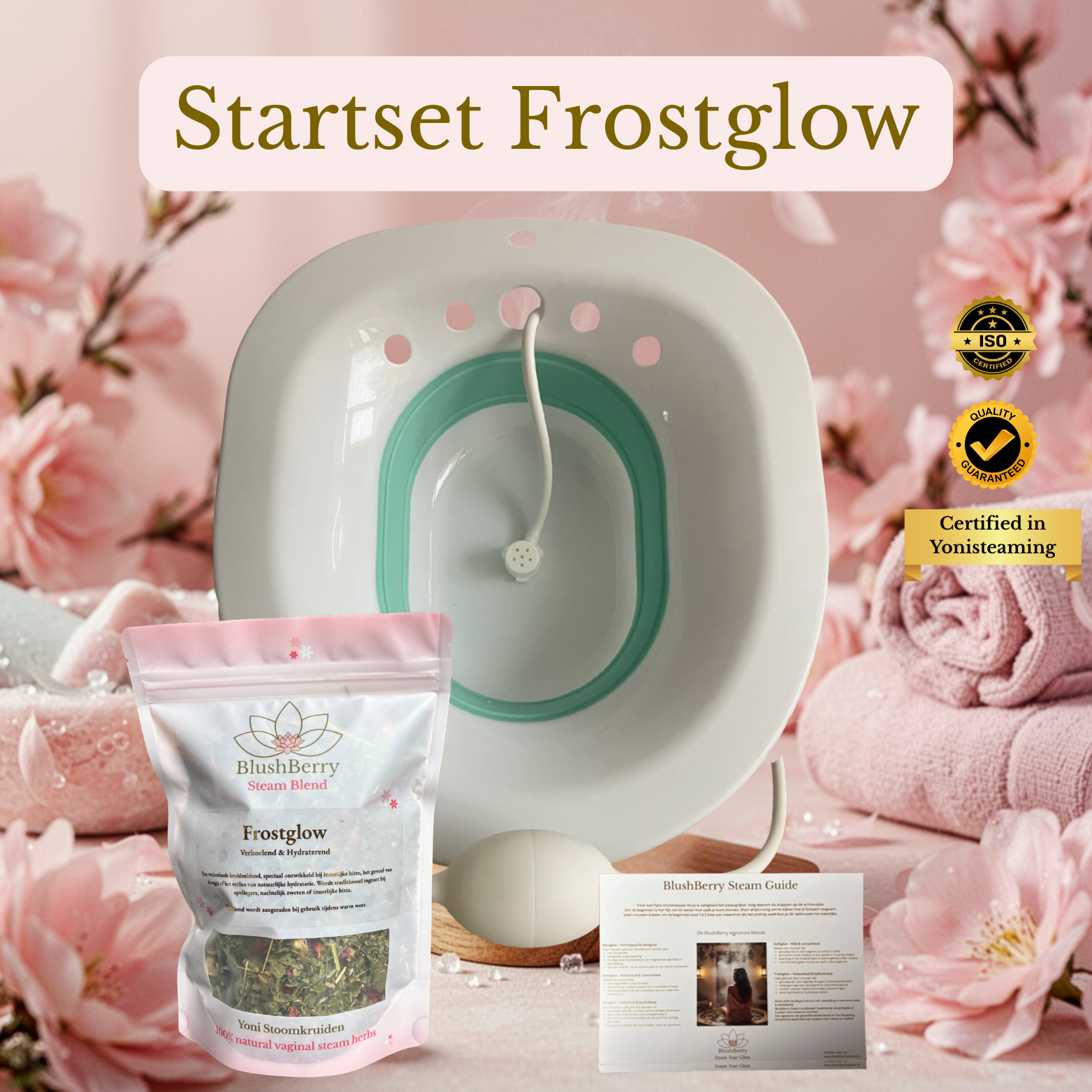 Yoni Stoombad Starter Set – Stoomzitje & kruiden voor thuis