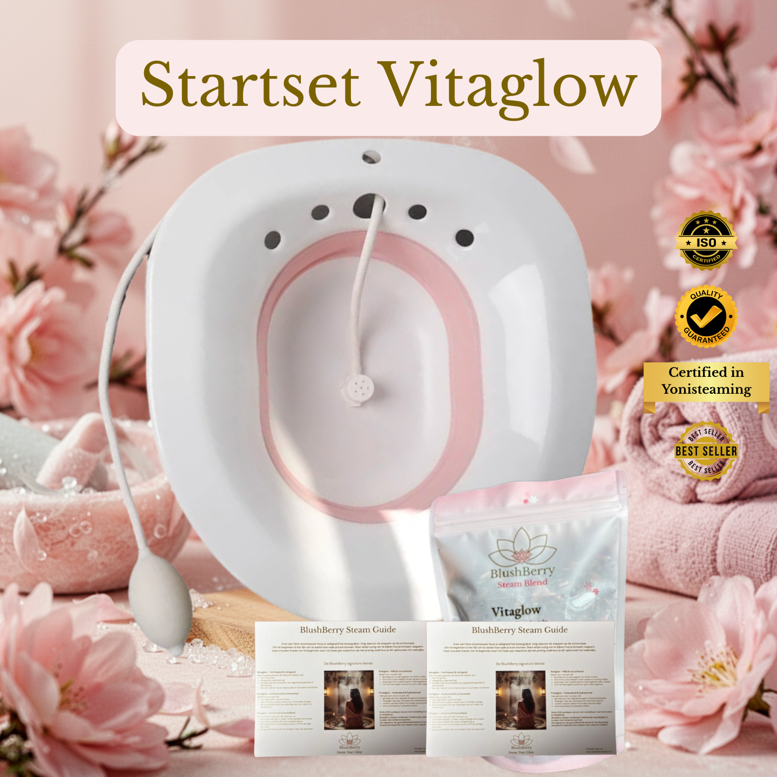 Yoni Stoombad Starter Set – Stoomzitje & kruiden voor thuis