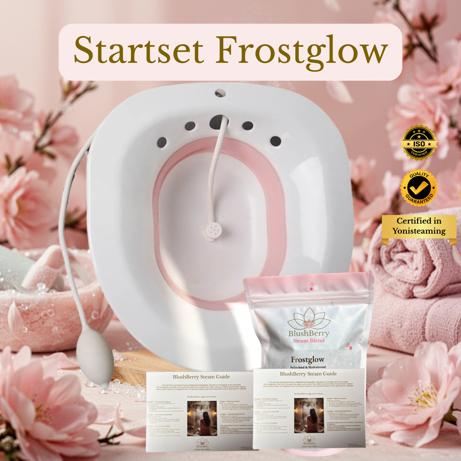 Yoni Stoombad Starter Set – Stoomzitje & kruiden voor thuis