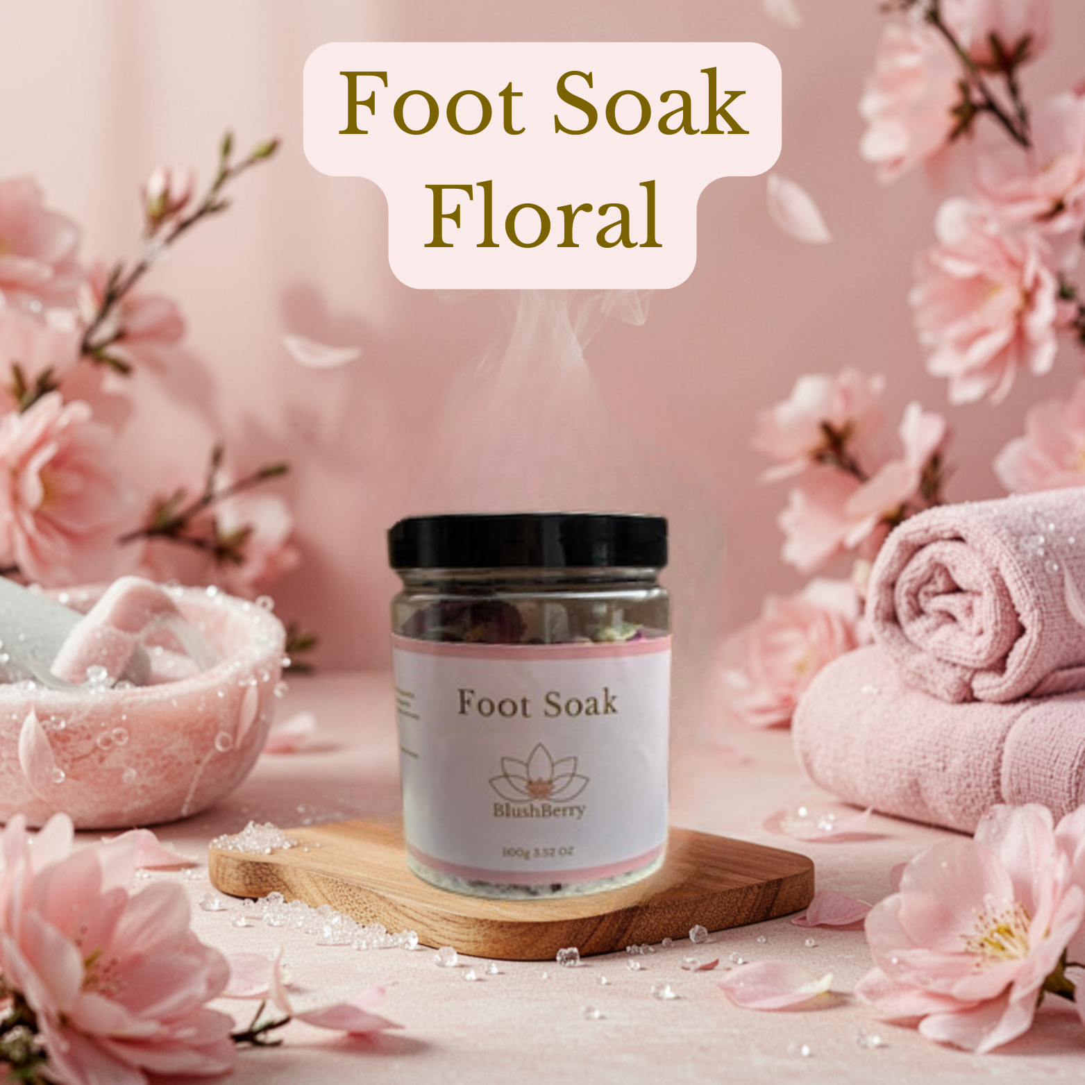 Foot Soak Floral