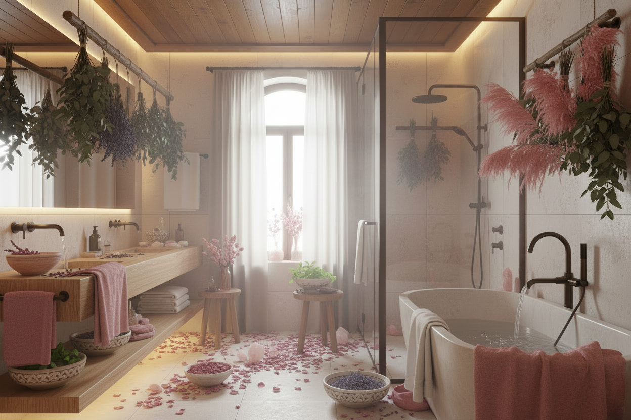 meer girly pink en natural