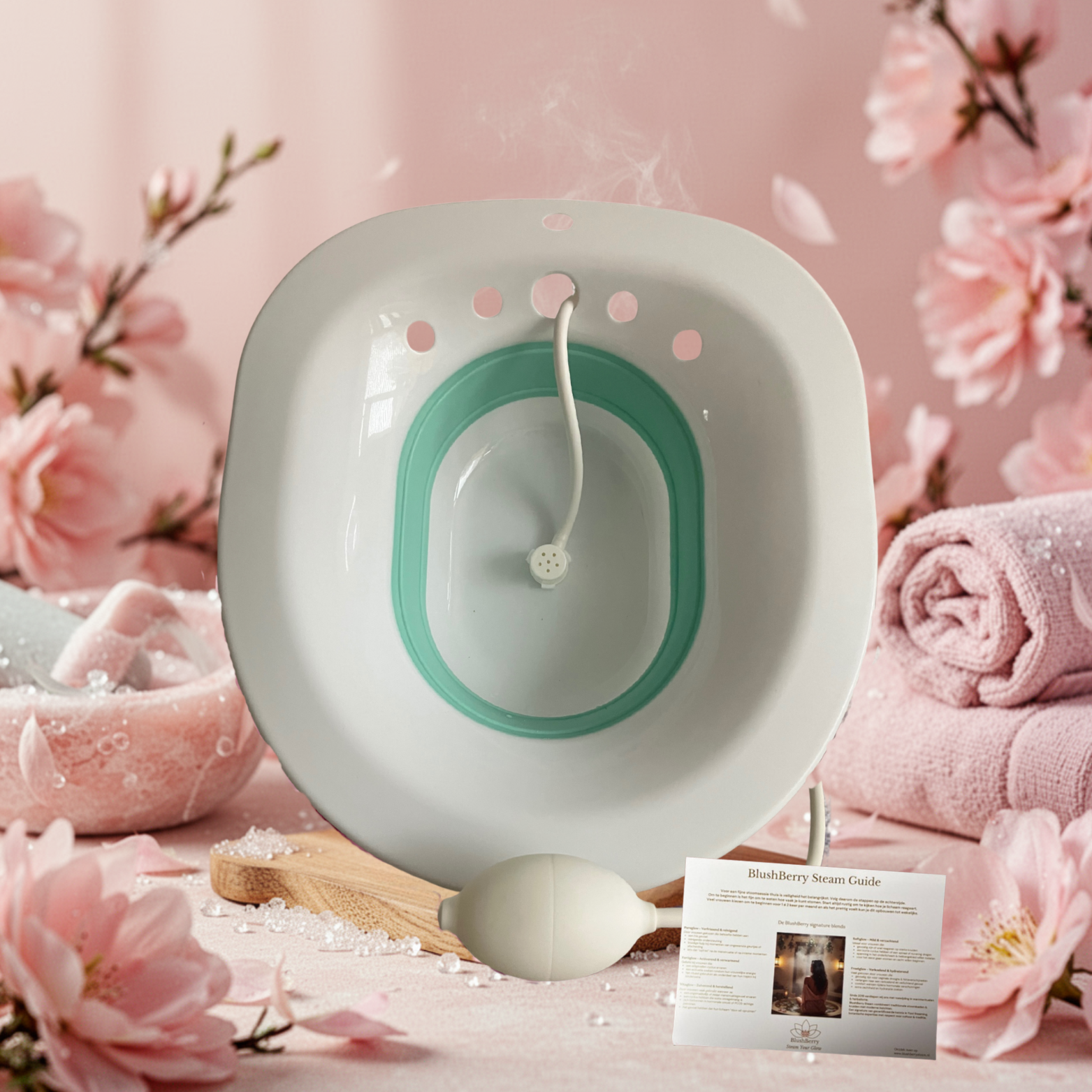 Yoni Stoombad Starter Set – Green Seat