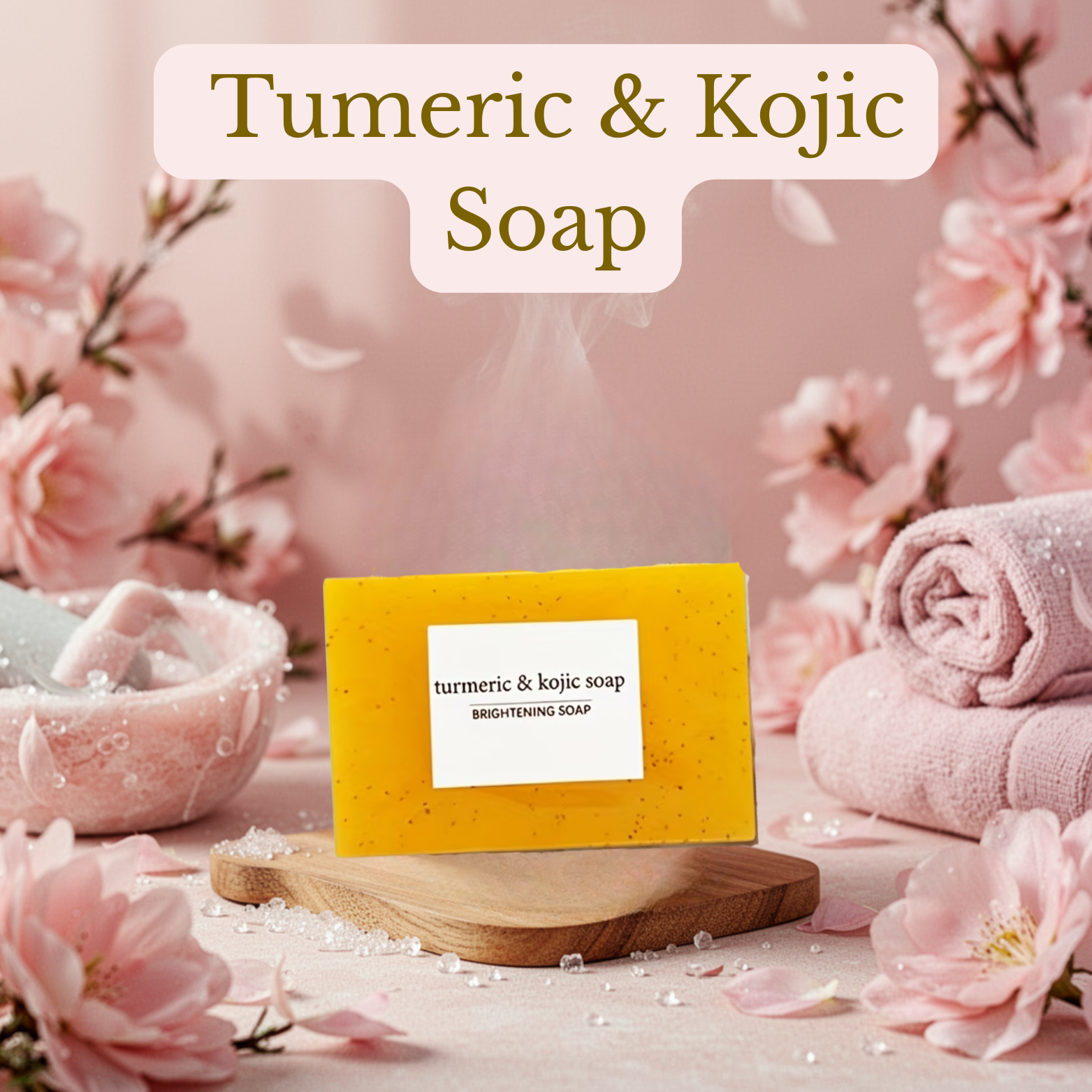 Turmeric & Kojic Soap (face & body)